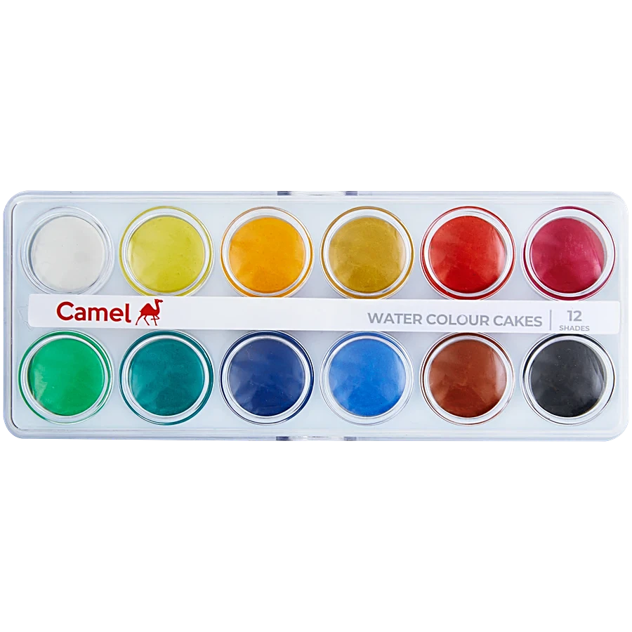 CAMEL WATER COLOURS CAKES 12 SHADES