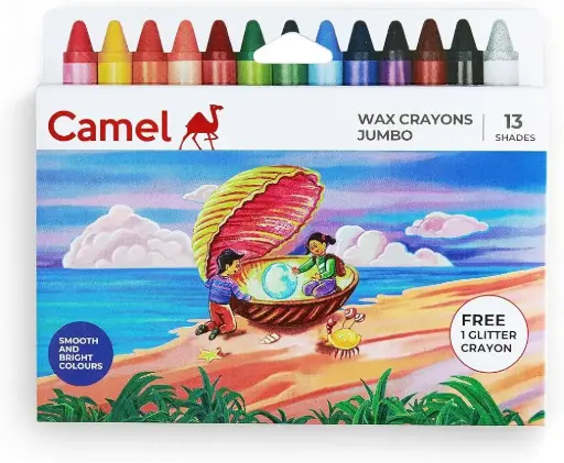 CAMEL WAX XRAYONS JUMBO 13 SHADES