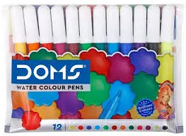 DOMS WATER COLOUR PENS 12 SHADES