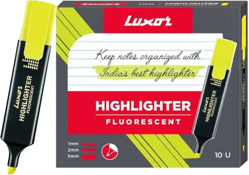 LUXOR HIGHLIGHTER SUPER FLUORESCENT YELLOW